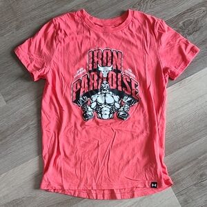 Under Armour Coral Iron Paradise Tee